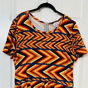 LuLaRoe Amelia Dress 3XL XXXL EUC